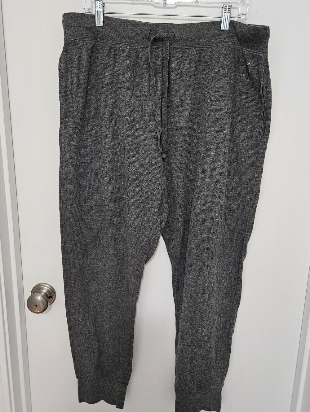 Polo Ralph Lauren Charcoal Gray Drawstring Sleepwear Size 2XL Lounge Waffle Knit